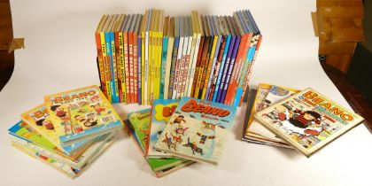 A large collection of Beano annuals circa 1960s and later.