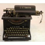 An L.C Smith & Corona portable typewriter, circa 1920s