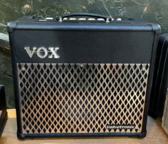 A Vox VT30 Valvetronix electric guitar amplifier.