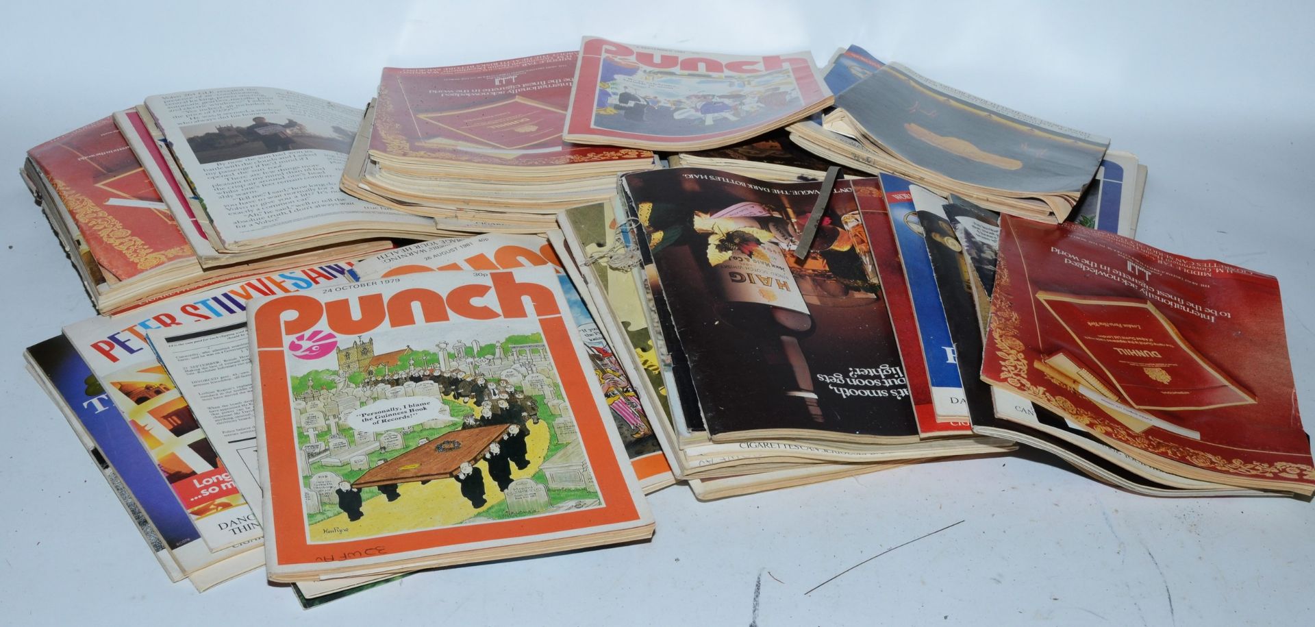 Punch Magazine; an assortment of magazines mainly dating from the 1980s