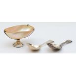 A George V silver mother of pearl caviar bowl, by William Adams, Birmingham 1922, together with