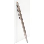 Montblanc, a stainless steel bodied Noblesse ball point pen, 13.5cm, the pen wont click to the on