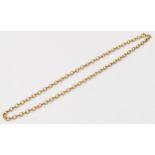 A 9ct gold belcher link chain, 50cm, 20.8gm.