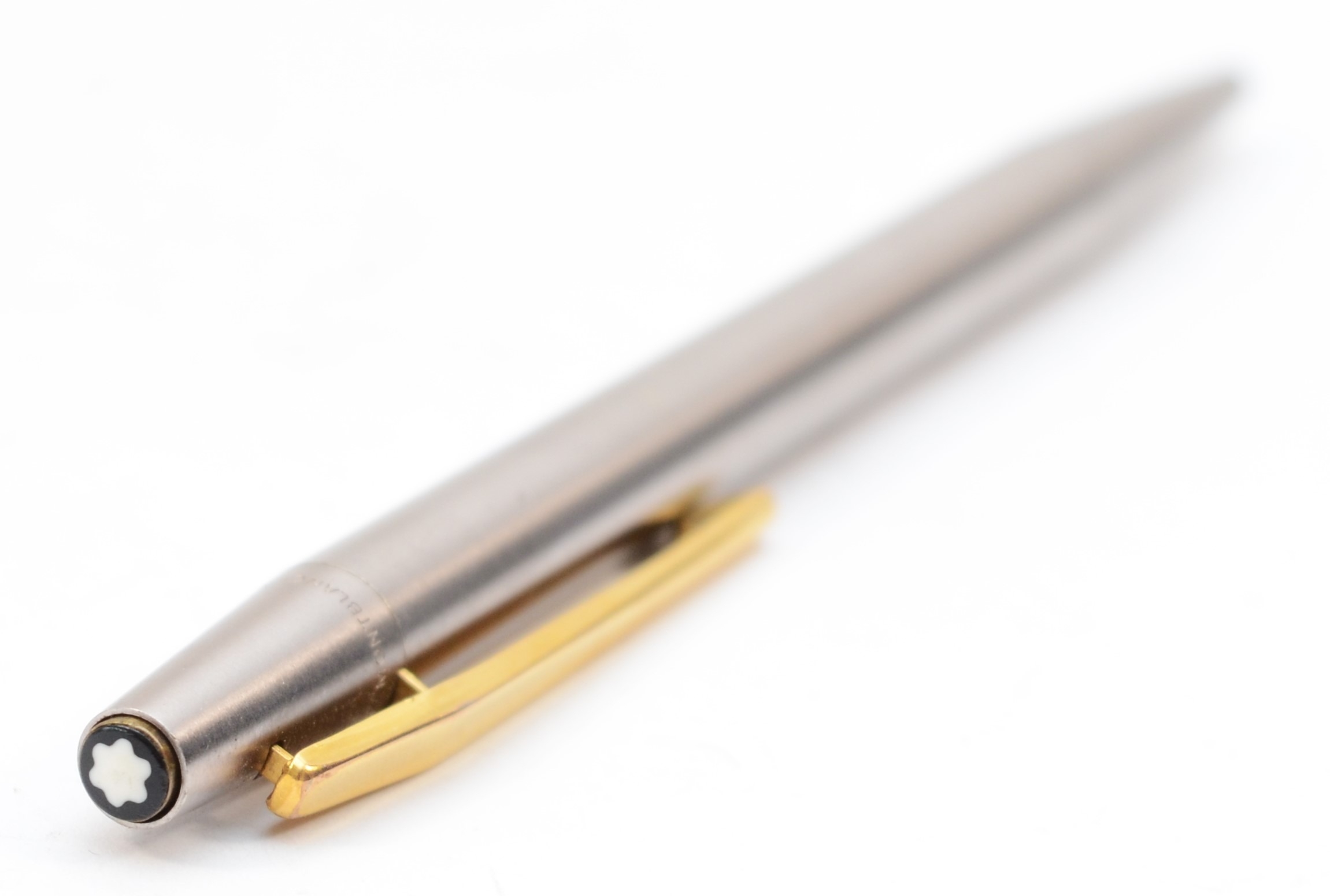 Montblanc, a stainless steel bodied Noblesse ball point pen, 13.5cm. - Image 2 of 2