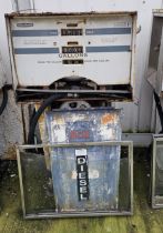 A 1960's petrol pump, for restoration, spares/repair, removed from Sykehouse Filling Station, unused