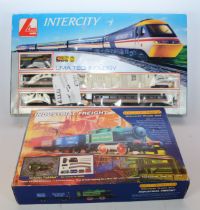 Hornby Railways; 00 gauge train set 'Industrial Freight' model R.841, together with a Lima Inter-