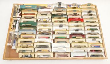 A collection of over fifty boxed promotional diecast vehicles by Lledo.