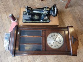 An early 20th century manual sewing machine, made by 'The Standard Manufacturing Co. Inc.'