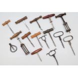 Helixophile - corkscrews, various, mostly 20th century, novelty, mechanical, direct pull and T-bar