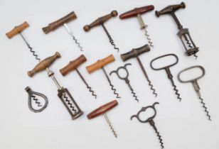 Helixophile - corkscrews, various, mostly 20th century, novelty, mechanical, direct pull and T-bar