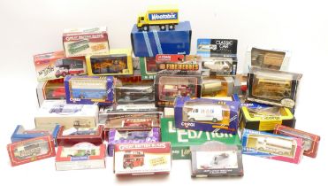 A collection of diecast model vehicles, makers to include Corgi 'Classics', Lledo 'Days Gone'