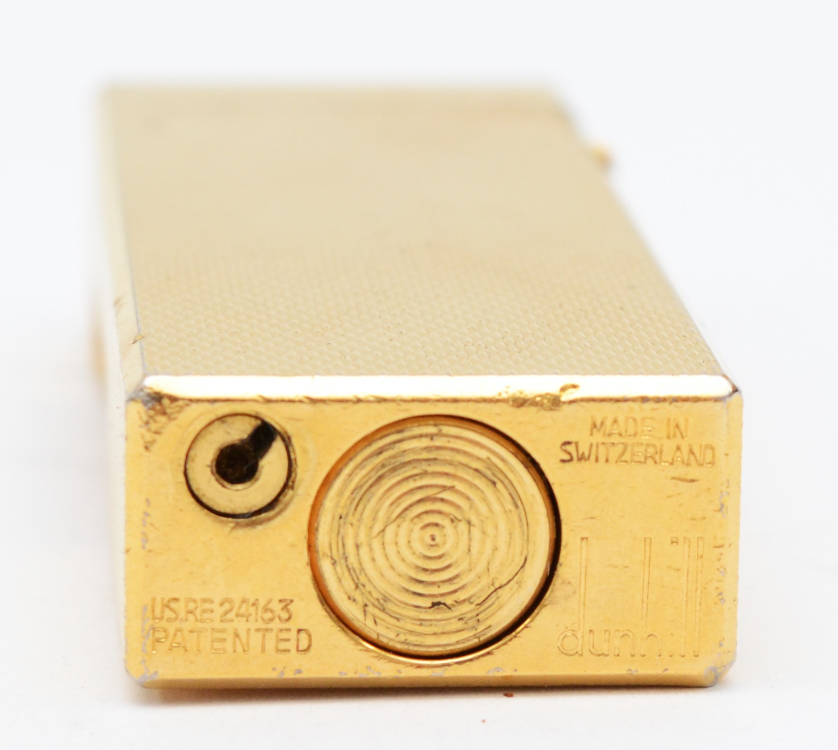 Dunhill, a gold plated Rollagas lighter, case, instructions. - Image 4 of 4