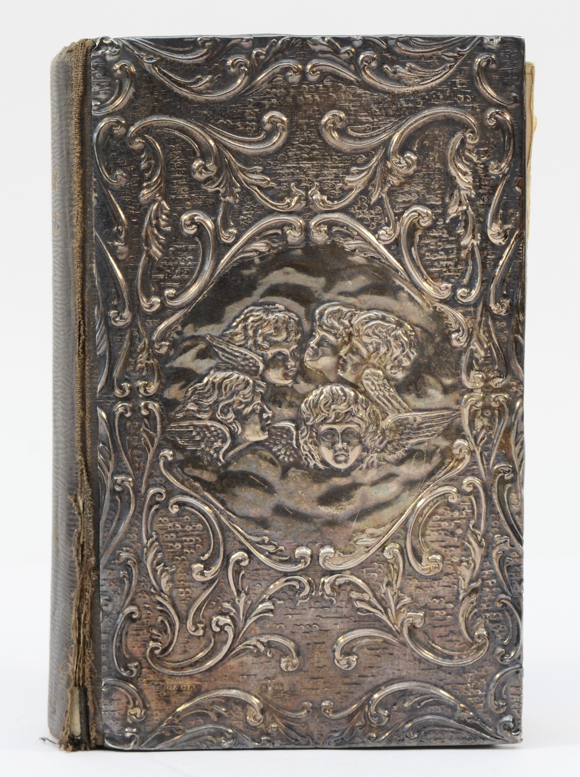 An Edwardian silver mounted Holy Bible, Birmingham 1905, 14.5 x 9cm - Bild 2 aus 2