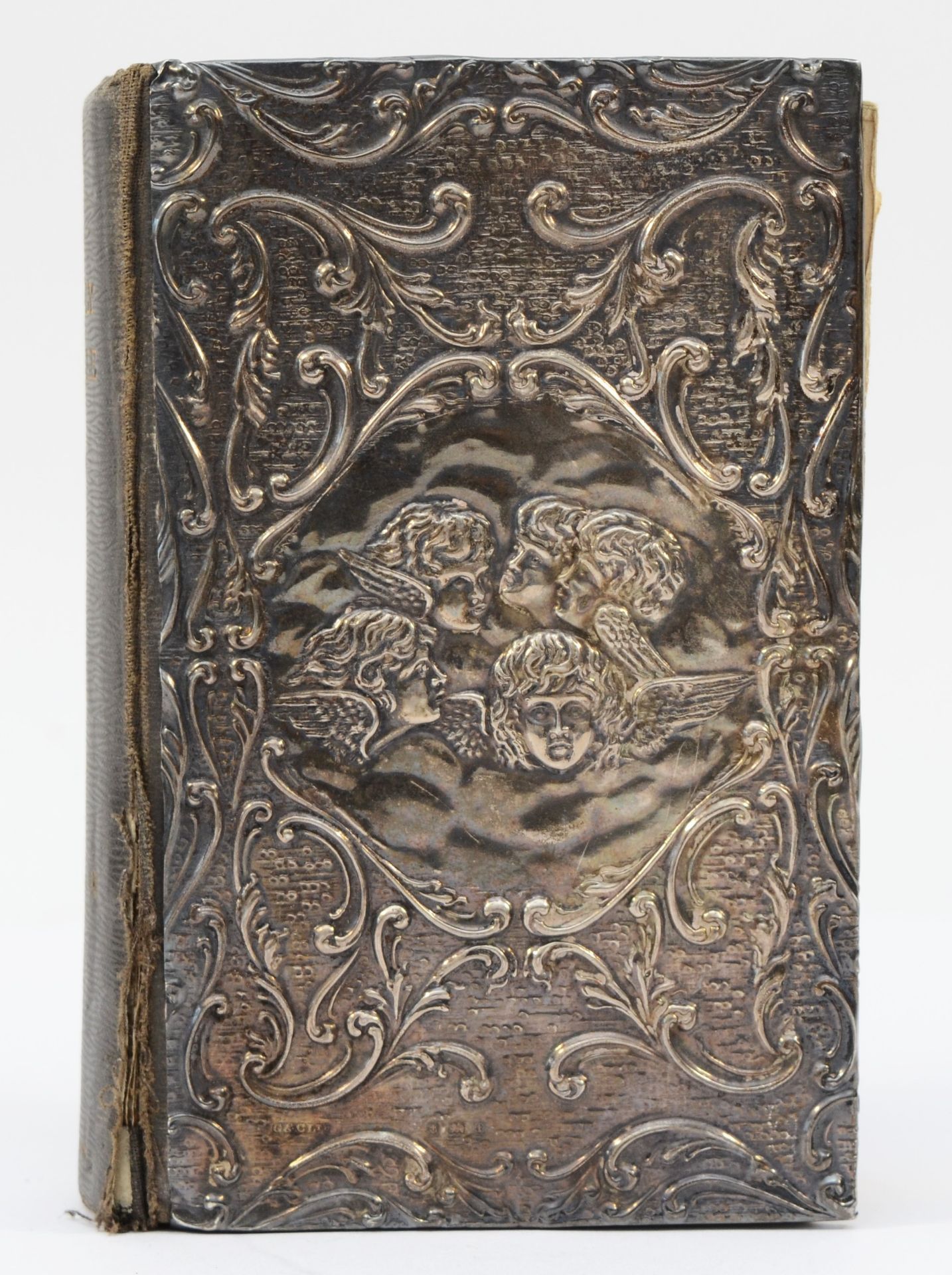 An Edwardian silver mounted Holy Bible, Birmingham 1905, 14.5 x 9cm - Image 2 of 2