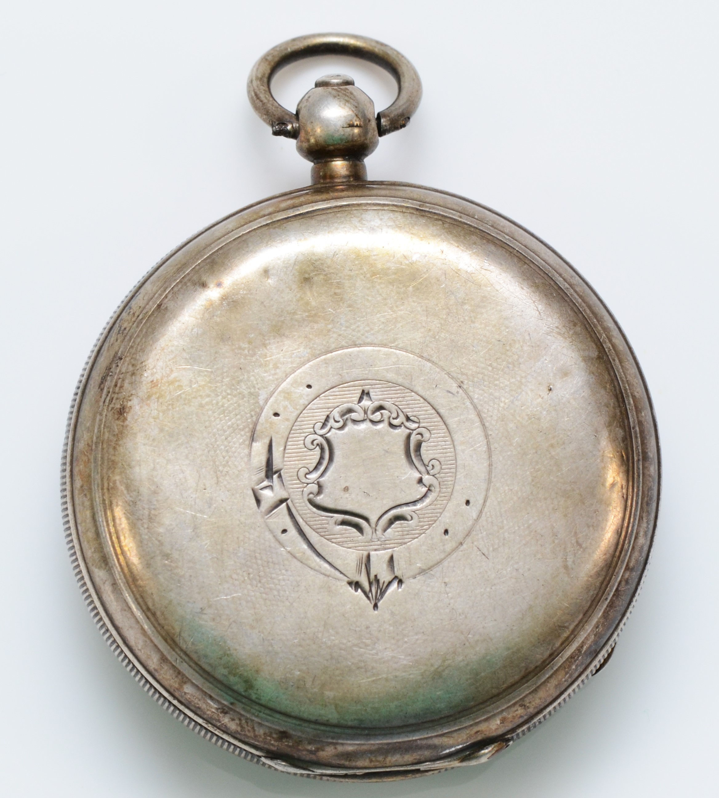 Waltham for Fattorini & Sons, a silver key wind open face pocket watch, Birmingham 1912, 51mm, - Image 2 of 3