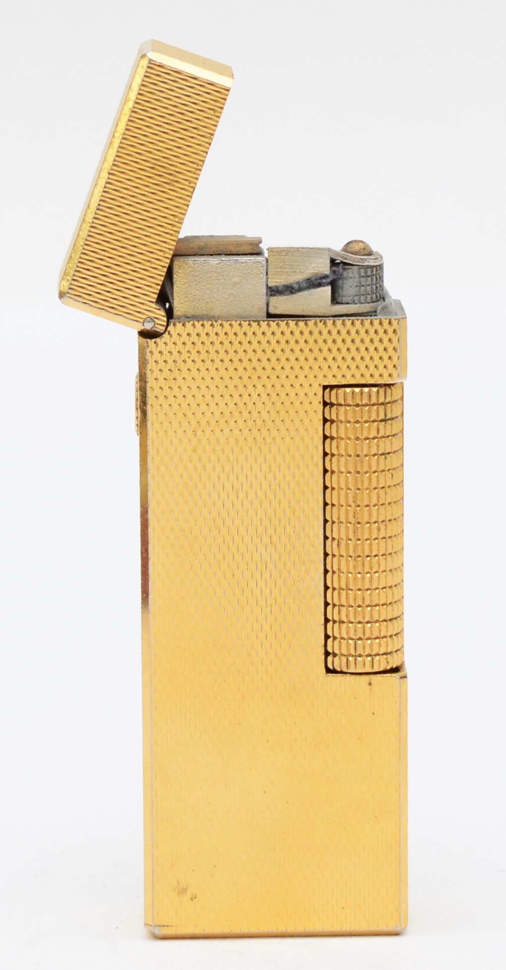 Dunhill, a gold plated Rollagas lighter, case, instructions. - Image 2 of 4