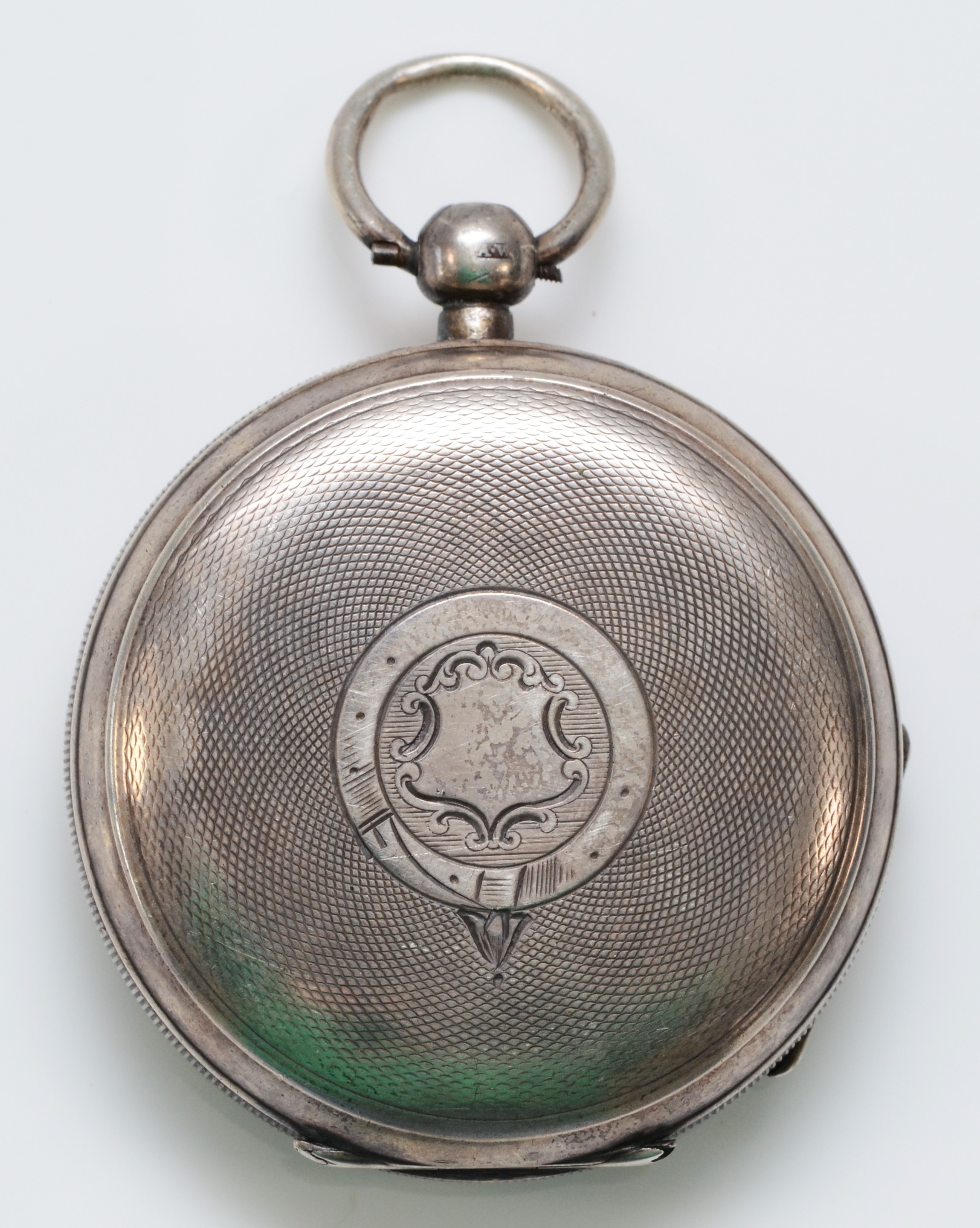 H. Samuel, silver key wind open face pocket watch, Birmingham 1903, 51mm, not working when - Image 2 of 3