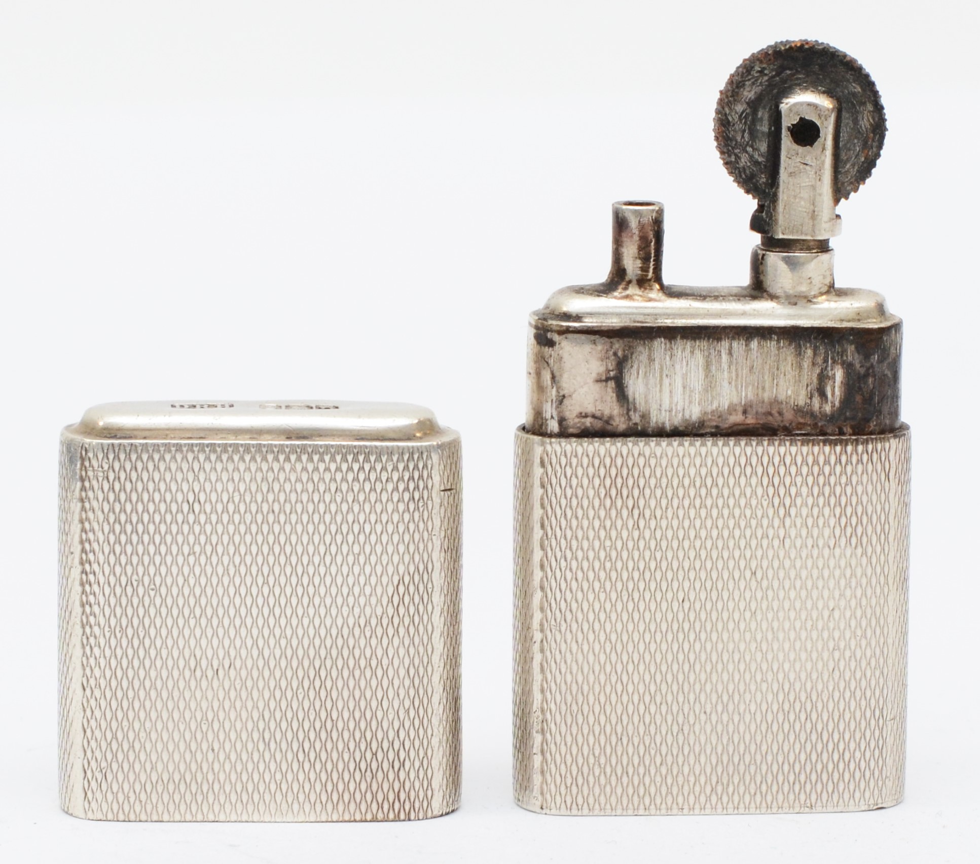 The Howitt Lighter, a silver petrol lighter, Sheffield 1946. - Bild 3 aus 5