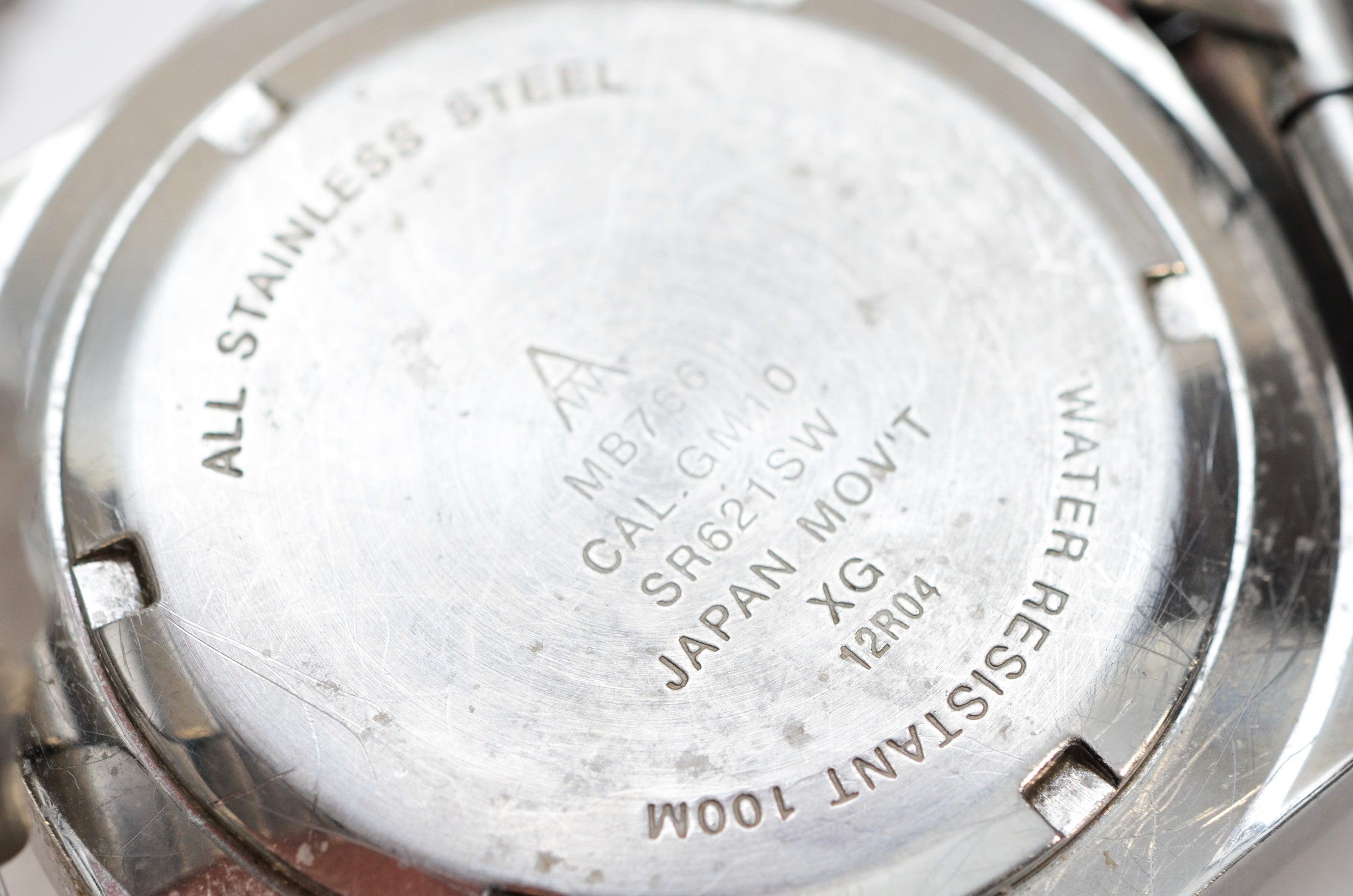 Accurist, a stainless steel date quartz gentleman's wristwatch,ref MB766, 38mm. - Image 3 of 3