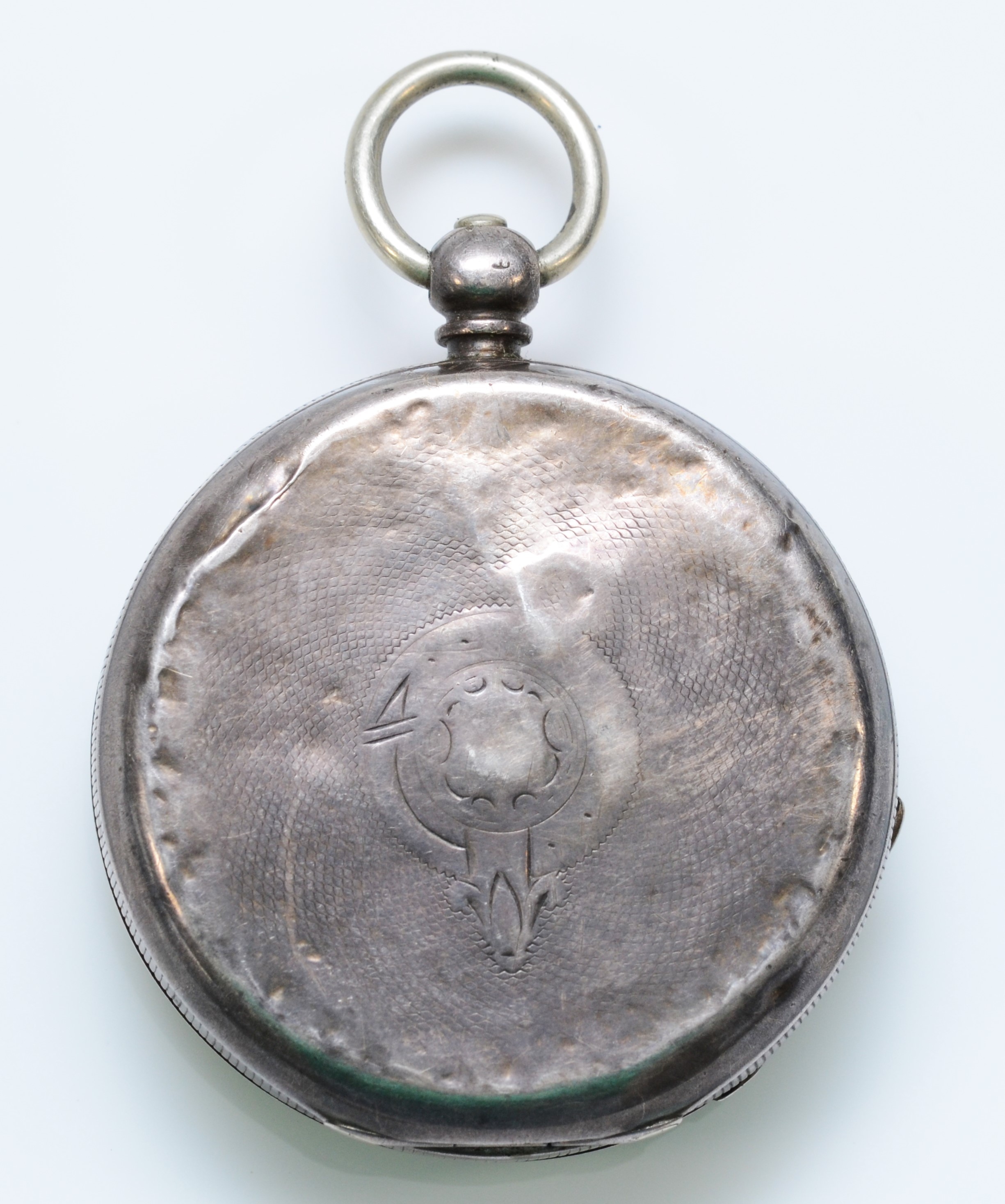 H.S. Samuel, a silver key wind open face pocket watch, London import 1907, Acme Lever Balance - Image 2 of 3