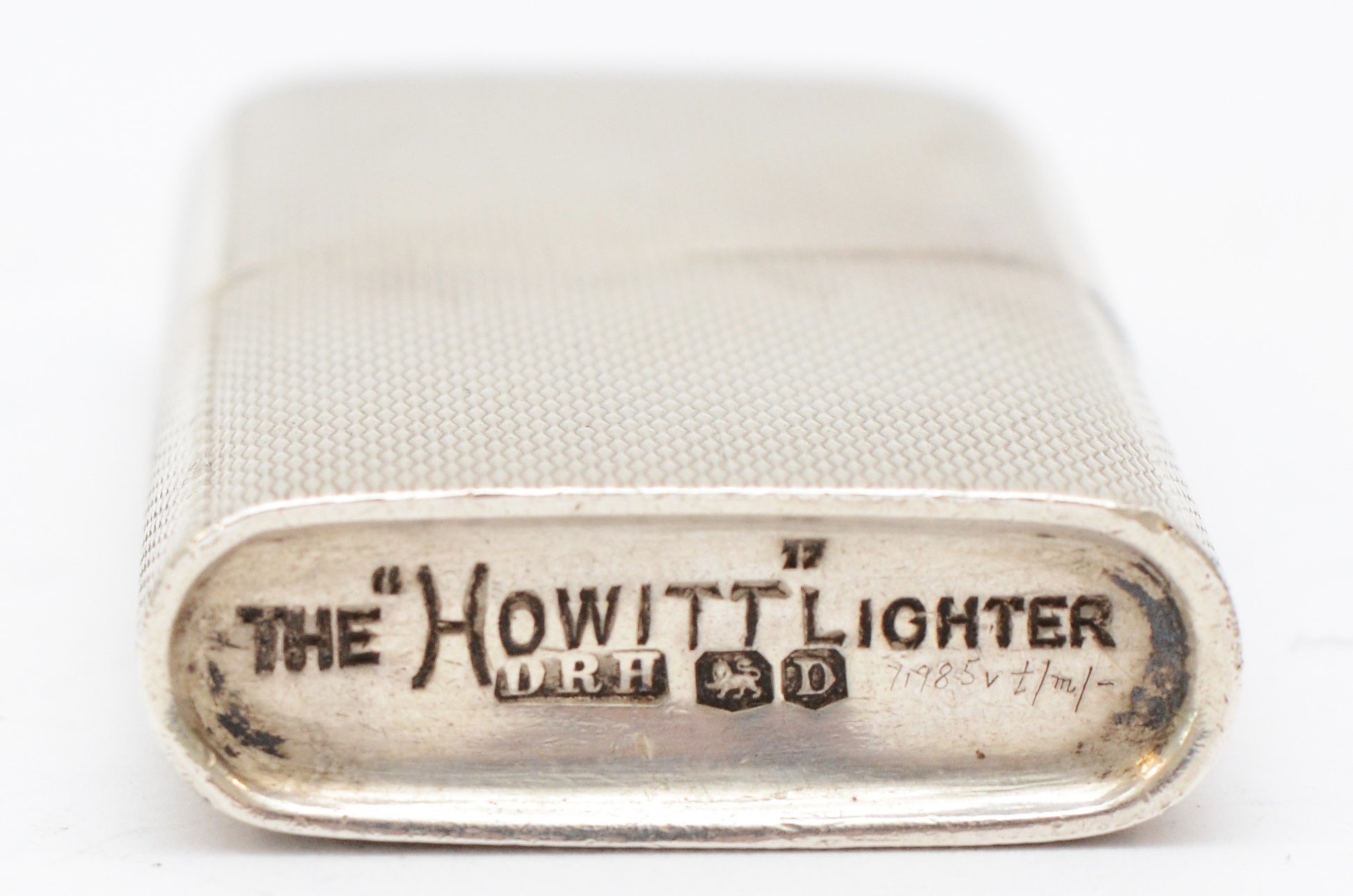 The Howitt Lighter, a silver petrol lighter, Sheffield 1946. - Bild 5 aus 5