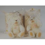 Two modern Steiff teddy bears, 36cm tall, boxed as new in original packaging. (2)