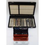 A collection of twenty fountain pens, various makes, mainly un-named, together with a 30 fountain