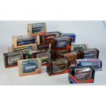 A collection of diecast model buses, makers to include Gilbow, Oxford and others, some Ltd editions,