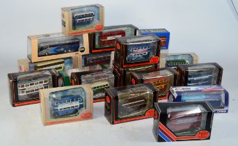 A collection of diecast model buses, makers to include Gilbow, Oxford and others, some Ltd editions,