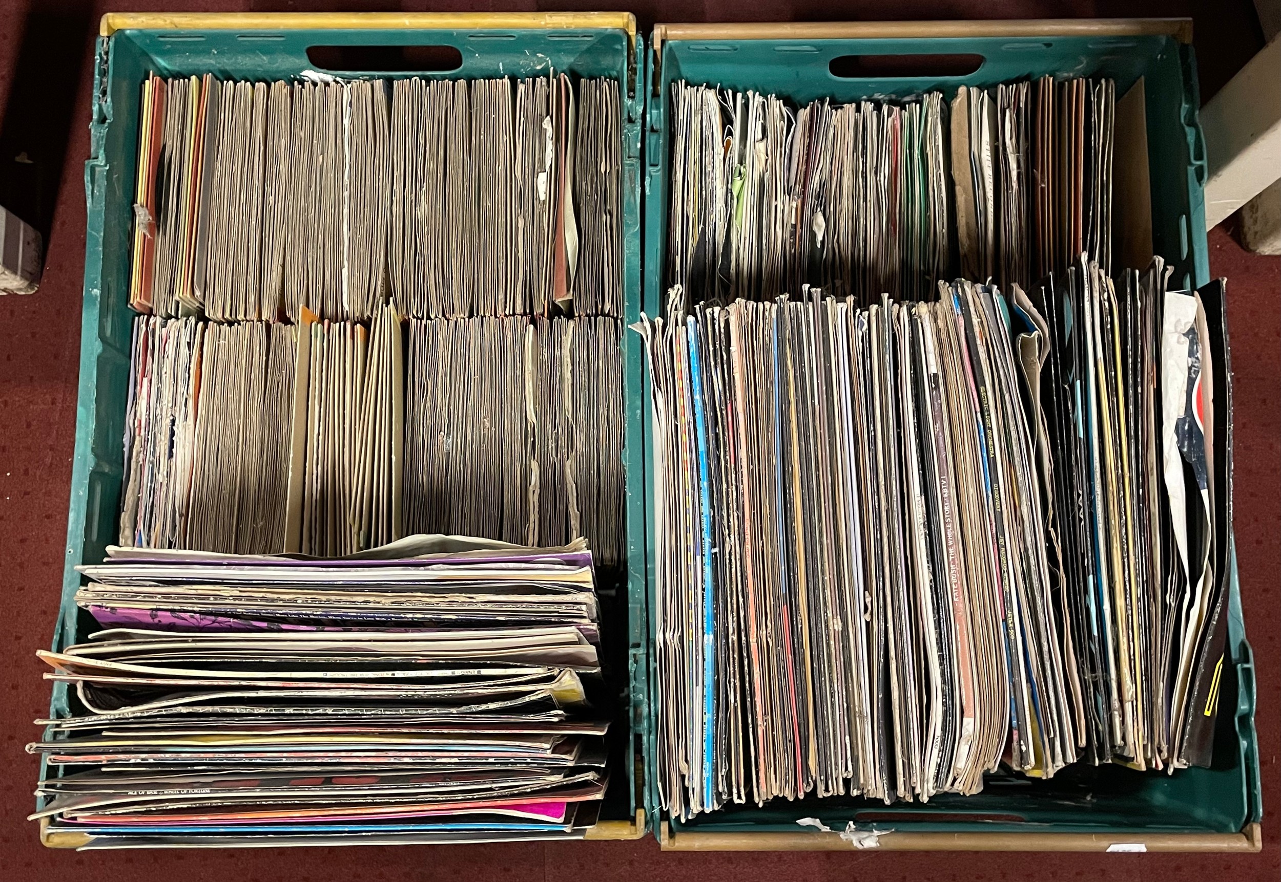 A substantial collection of vinyl records, comprising over three hundred 45rpm singles and over - Image 2 of 4