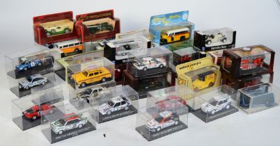 A collection of diecast model vehicles, to include Matchbox models of yesteryear, New Ray models and