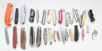 A large collection of mid 20th century and later pocket penknives.