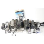 Thirteen video camcorders to include a Sony DCR-DVD105E, a Panasonic NV D511B, a Sony CCD TR707E and