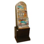 Casino Super Nudge, a category C gaming machine, recently retired from service, 70 × 63 × 187 cm.