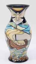 Rachel Bishop for Moorcroft Pottery, 'Winds Of Change' the vase of baluster form with tube-lined