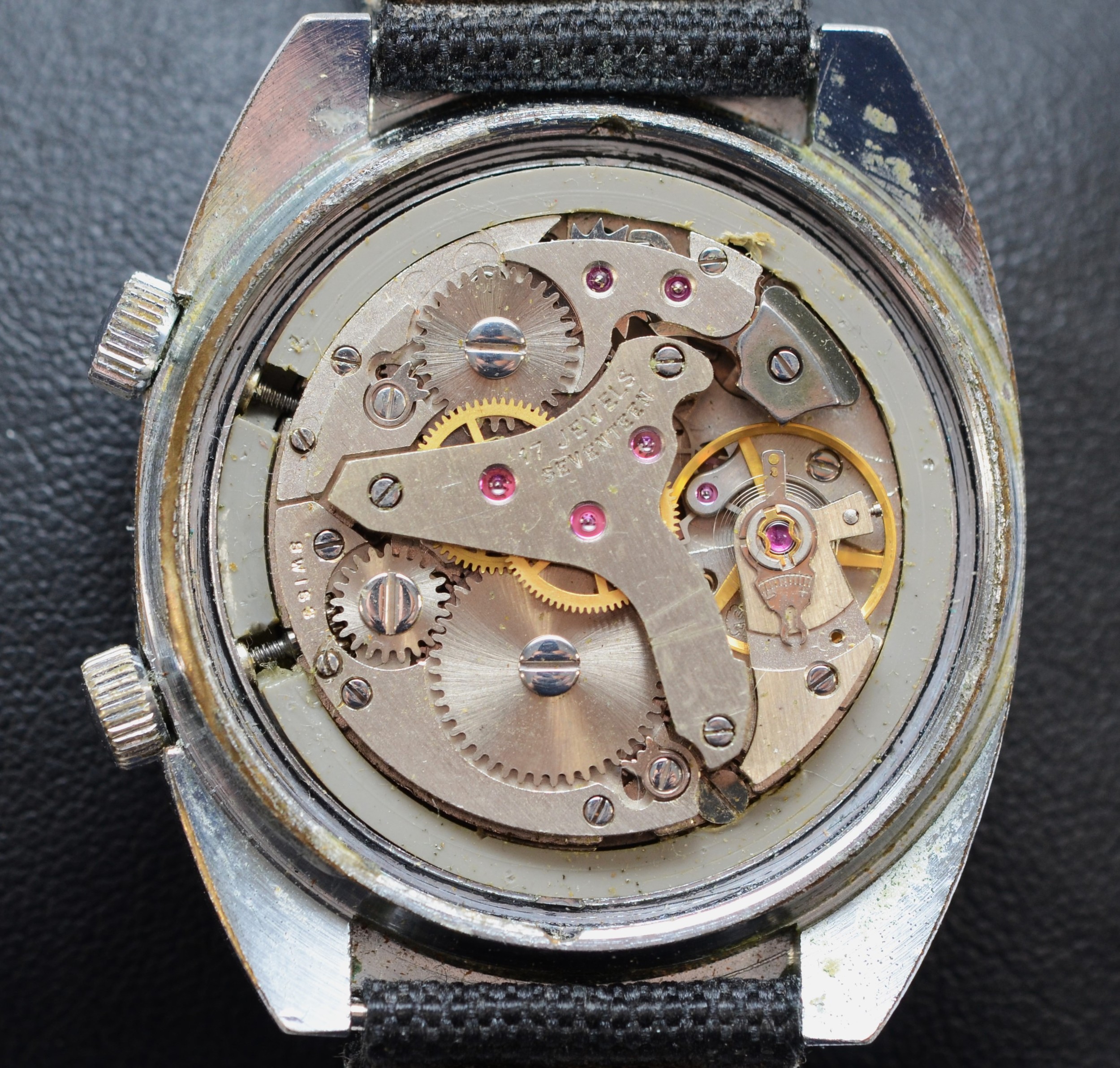Jaquet-Droz, a stainless steel manual wind alarm and date gentleman's wristwatch, c.1970's, ref 225, - Image 2 of 5