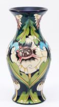 Emma Bossons for Moorcroft Pottery, baluster form vase decorated in the Hartgring pattern, limited