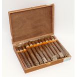 *** WITHDRAWN FROM AUCTION *** Cohiba, twenty three cigars in a wooden case, serial number AE227603