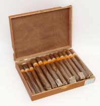 *** WITHDRAWN FROM AUCTION *** Cohiba, twenty three cigars in a wooden case, serial number AE227603