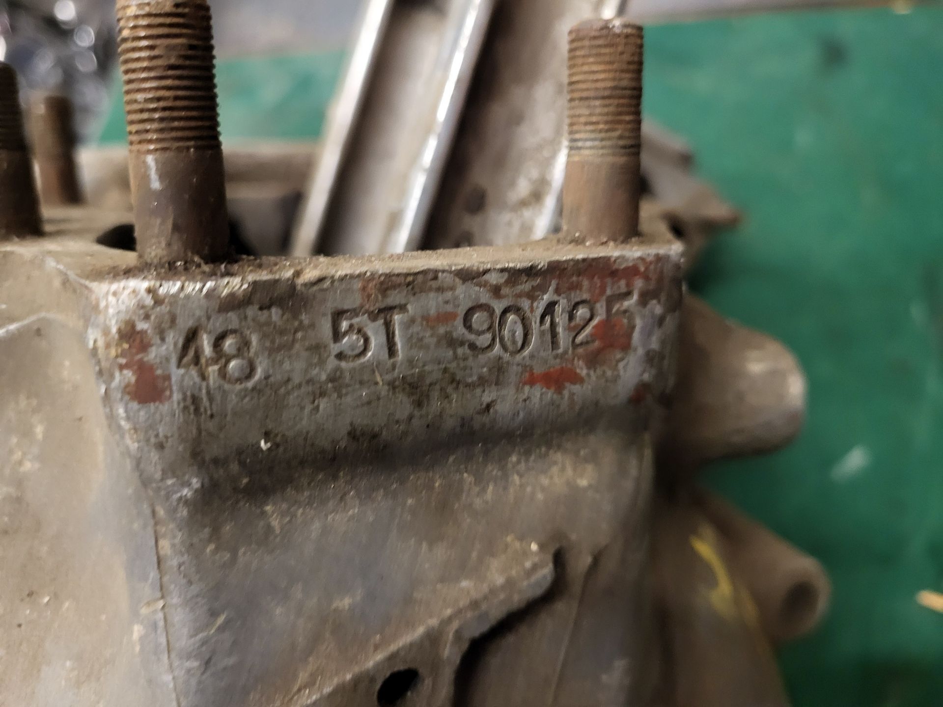 A Triumph Speed Twin crankcase, Number 48 5T 90125. Dating to 1948 - Image 3 of 4