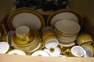 An assorted collection of mid-20th Century Langley glazed tableware