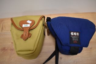 Two camera bags including Heritage