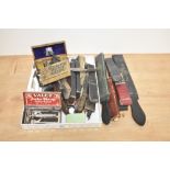 A vintage 'Valet' Auto Strop safety razor, cut throat razors, and other gentleman's shaving