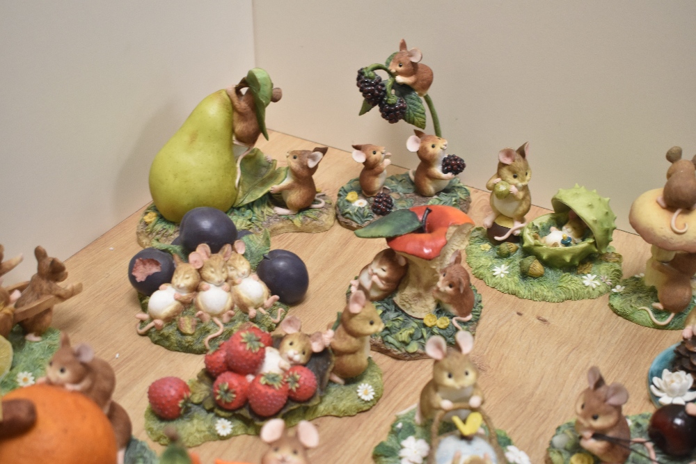 A collection of eighteen Border Fine Arts 'Merrie Mice' figures/groups, to include the Fruit Fun, - Image 2 of 4