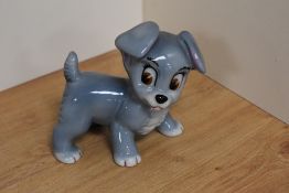 A Wade porcelain Disney's Lady and The Tramp 'Blow-Up' figure of Scamp