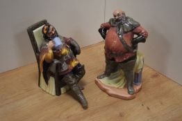 Two Royal Doulton bone china Shakespeare related figures, comprising 'Falstaff' HN2054 and the '