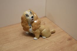 A Wade porcelain Disney's Lady and The Tramp 'Blow-Up' figure of Lady