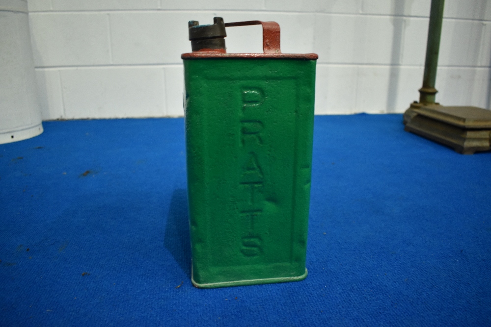 A vintage oil can, branding for Pratt's and later painted - Image 4 of 4