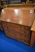 A 19th Century golden oak bureau, approx. Dimensions W95, D50, H108cm