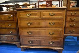 A reproduction Regency chest of two over three drawers, dimensions approx. W81 D49 H81cm